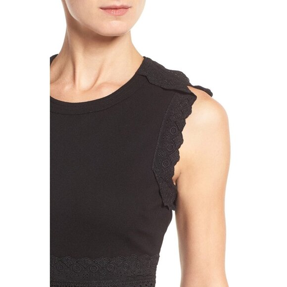 New Kobi Halperin Fit & Flare Dress Black Size 8 M - Picture 3 of 12